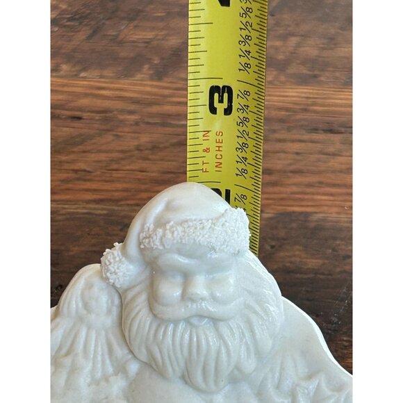 World Bazaar Santa & Snowman White Ceramic Candy/Soap Dish Set - Picture 14 of 14